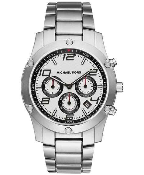 Michael Kors Men's Chronograph Caine Stainless Steel Bracelet 